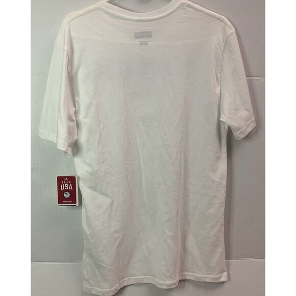 New Team USA T-Shirt Youth XL 18/20 White Crew Neck Short Sleeve Casual - Picture 6 of 6